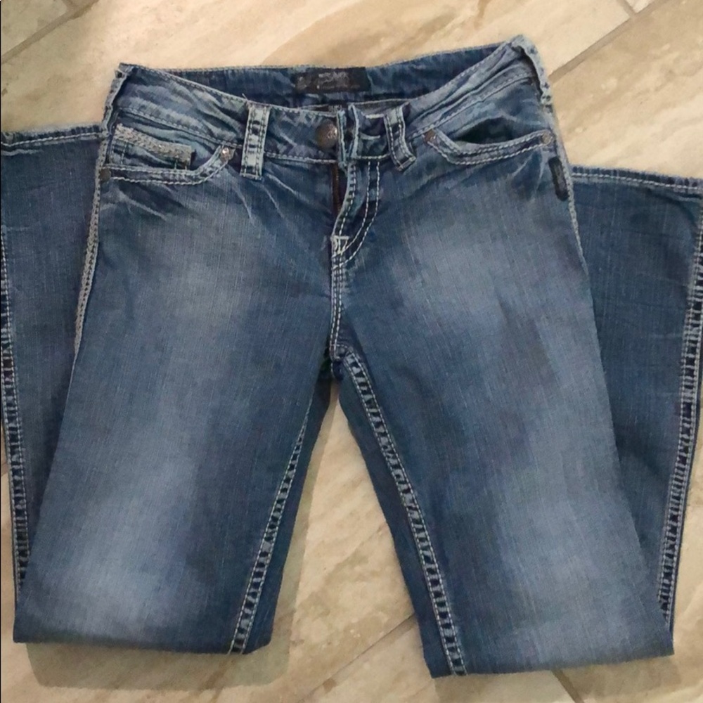 Silver jeans